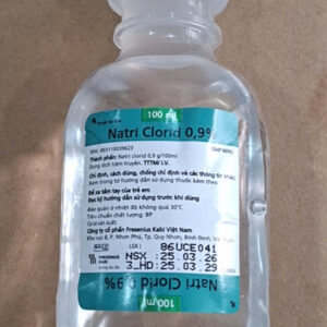 Dịch truyền Natri Clorid 0.9% Fresenius Kabi 100ml (lẻ 1 chai)