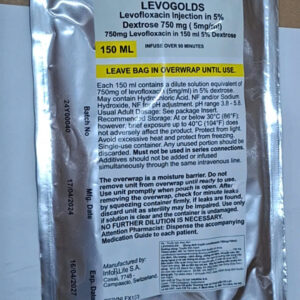 Levogolds Levofloxacin 750mg/150ml - Điều trị nhiễm khuẩn