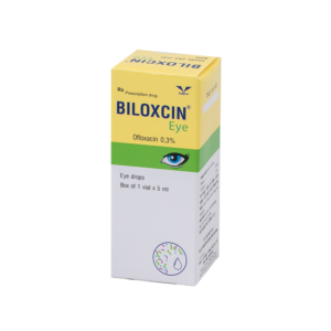 Thuốc nhỏ mắt kháng sinh Biloxcin Eye 0.3% (lốc 10 lọ x lọ 5ml)