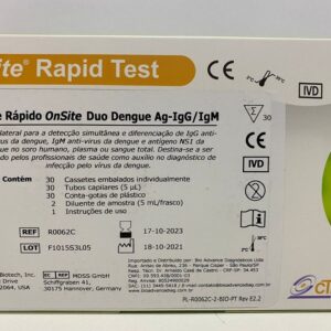 Test thử nhanh sốt xuất huyết OnSite Duo Dengue Ag-IgG/IgM Combo Rapid Test (Hộp 30 test)