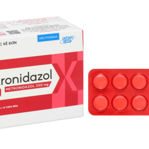 METRONIDAZOLE 250mg - Điều trị nhiễm khuẩn, ký sinh trùng (hộp 10 vỉ x 10 viên)