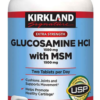 Kirkland Glucosamine HCl with MSM 1500mg bổ sung chất nhờn (chai 375 viên)