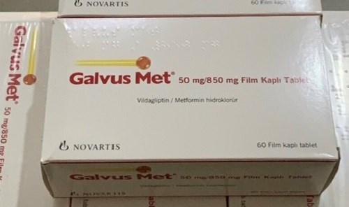 Thuốc Galvus Met 50mg/850mg (Metformin và Vildagliptin) Novartis điều trị đái tháo đường tuýp 2 (Hộp 60 viên) 1 Galvus Met 50mg/850mg