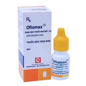 Thuốc nhỏ mắt Oflomax - Điều trị nhiễm trùng mắt (lốc 10 chai x 5ml)