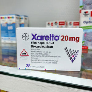 Xarelto 20mg (Rivaroxaban) Bayer – thuốc chống đông máu đường uống, hộp 28 viên.