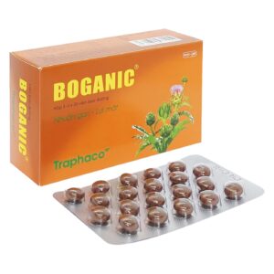 Boganic Traphaco - Thải độc gan (Hộp 5 vỉ x 20 viên bao đường)