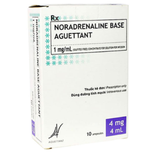 Noradrenaline 1Mg/ML – Aguettant – Pháp