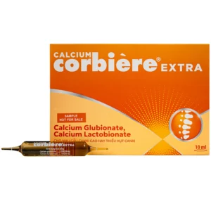 Dung dịch Calcium Corbiere Extra Sanofi (Calcium glubionate, Calcium lactobionate) – Bổ sung canxi (3 vỉ x 10 ống x 10ml)