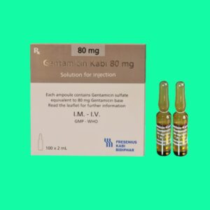 Gentamicin Kabi 80mg/2ml