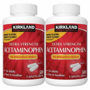 THUỐC GIẢM ĐAU, HẠ SỐT KIRKLAND SIGNATURE EXTRA STRENGTH ACETAMINOPHEN 500 MG (Hộp 500 viên) msp280