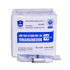 Bơm kim tiêm Vinahankook (10ml/cc) hộp 100 cái
