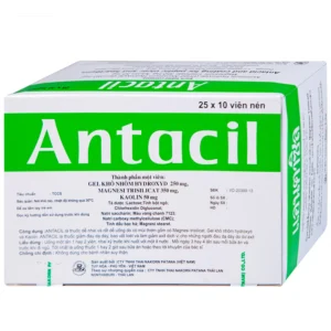 Thuốc Antacil - Điều trị giảm ợ chua, trị loét dạ dày, tá tràng (Hộp 25 vỉ x 10 viên)