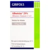 Thuốc albumin Albutein 25% Grifols Biologicals Inc điều trị sốc giảm thể tích (50ml)