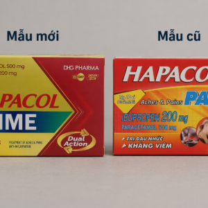 Thuốc Hapacol Pain (Paracetamol 500mg và Ibuprofen 200mg) - Giảm đau, hạ sốt từ nhẹ đến trung bình (Hộp 10 vỉ x 10 viên)