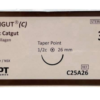 Chỉ phẫu thuật tự tiêu TRUSTIGUT Chromic catgut (75cm 1/0 Ep 3) – Lẻ 1 tep