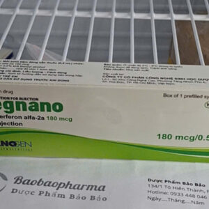 PEGNANO 180mcg/0,5ml (Peginterferon alfa-2a) là thuốc tiêm dưới da quan trọng trong điều trị viêm gan B và C mạn tính