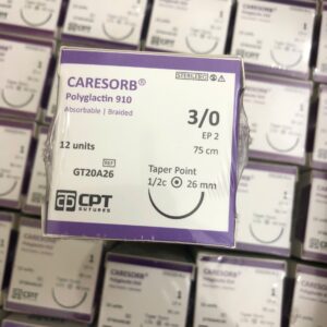 CHỈ PHẪU THUẬT TỰ TIÊU CPT CARESORB POLYGLACTIN số 3/0 EP 2