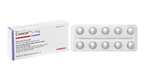 Thuốc Concor 5mg Merck (BISOPROLOL) - Điều trị tăng huyết áp (Hộp 3 vỉ x 10 viên) 1 Thuốc Concor 5mg