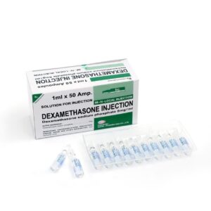 Thuốc tiêm Dexamethasone Injection 5mg/ml hộp 50 ống – Giảm viêm, chống dị ứng, dùng trong cấp cứu