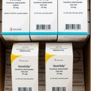 Thuốc Vemlidy 25mg (Tenofovir alafenamide) – hộp 30 viên, chính hãng Gilead – hỗ trợ điều trị viêm gan B