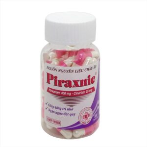 Piraxnic Piracetam 400mg cinarizin 25mg chai 100 viên
