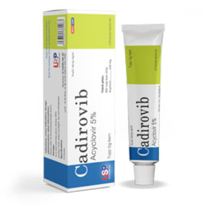 CADIROVIB Cream – Acyclovir 5% | Tuýp bôi mụn rộp môi, herpes sinh dục, zona