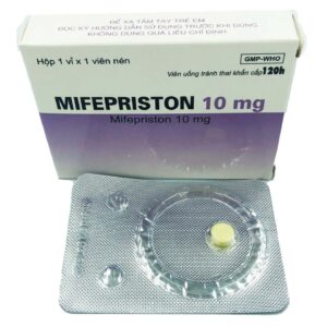 MIFEPRISTON 9Mifepristone) DP BA ĐÌNH - Thuốc ngừa, tránh thai khẩn cấp (hộp 1 viên - lốc 20 hộp)
