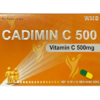 CADIMIN C 500 (Vitamin C) USP - Điều trị và dự phòng các bệnh do thiếu vitamin C (hộp 10 vỉ x 10 viên)