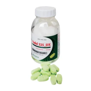 Vadol 325 Vacopharm (Paracetamol 325mg) D/X Giảm đau - Hạ sốt /16 (Lọ 200 Viên)
