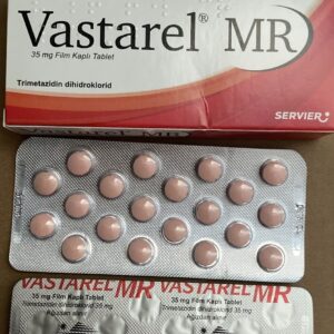 Vastarel MR 35mg kết hợp với các thuốc khác để trị đau thắt ngực (2 vỉ x 30 viên)