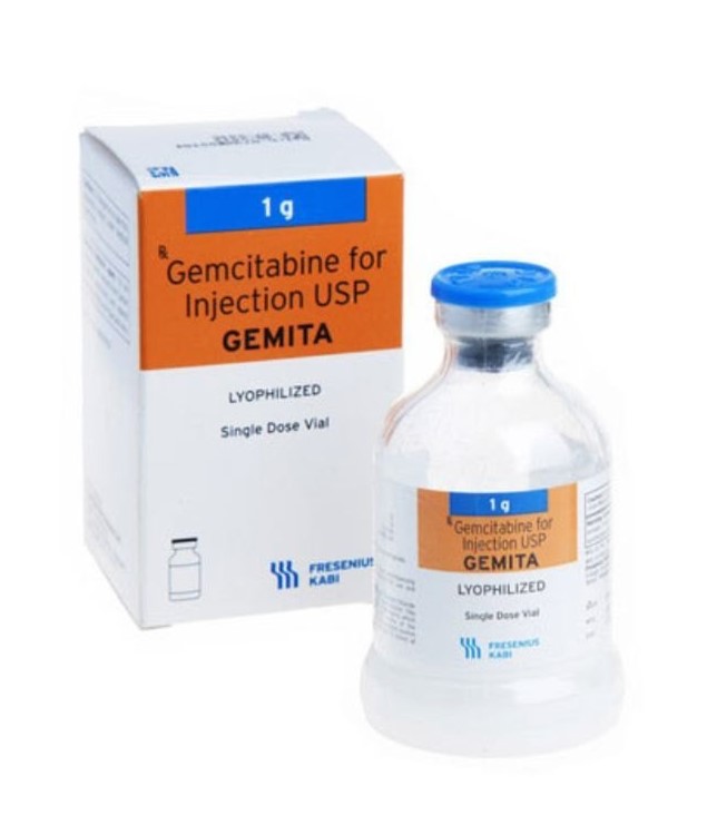 Bột pha tiêm Gemita Gemcitabine 1g trị ung thư phổi lọ 1g 3 1Q 2