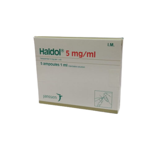 Haldo Box HALDOL 5MG/ML 5 Ampoules 1 Ml Injection Solution - Baobaopharma