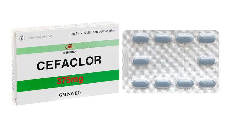 CEFACLOR 375mg_MEBIPHAR_Cefaclor 375 Mg_Hộp/10V/16_ Trị Nhiễm Khuẩn ...