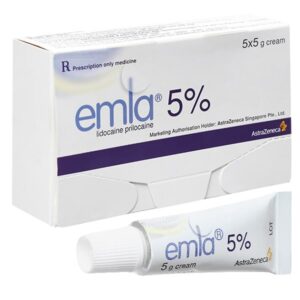 Thuốc Emla LIDOCAIN 5% Aspen gây tê bề mặt da (5 tuýp x 5g)