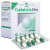 Cephalexin 500mg, điều trị nhiễm khuẩn, mô mềm, xương, tai, mũi, họng