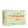 Thuốc Pyrazinamide 500mg là sản phẩm của Hóa – Dược phẩm Mekophar với thành phần chính là Pyrazinamide. Thuốc được sử dụng trong điều trị bệnh lao phổi cũng như tình trạng các thể bệnh lao ngoài phổi.
