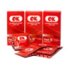 Bao cao su OK Original không mùi, bổ sung chất bôi trơn và không chứa chất diệt tinh trùng (Hôp 12 chiếc - lốc 12 hộp - thùng 20 lốc)