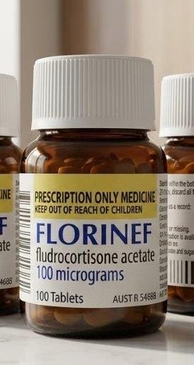 Thuốc Florinef (fludrocortisone) Aspen - Điều trị bệnh suy vỏ thượng thận nguyên phát và thứ phát (lọ 100v) 1 florinef