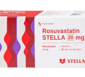 Thuốc Rosuvastatin Stella (Rosuvastatin) 20mg - Điều trị rối loạn mỡ máu (3 vỉ x 10 viên)