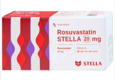 Thuốc Rosuvastatin Stella (Rosuvastatin) 20mg - Điều trị rối loạn mỡ máu (3 vỉ x 10 viên) 1 screenshot 1784281524