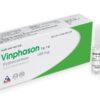 Vinphason ( Hydrocortison100mg ) điều trị lupus ban đỏ hệ thống, hồng ba ,hộp 10 lọ thuốc +10 ống nước cất
