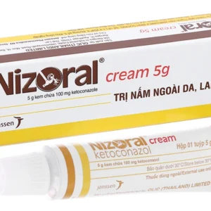 Thuốc Nizoral Cream (Ketoconazol) Janssen  - Điều trị nấm ngoài da, viêm da tiết bã (tuýp 10g)