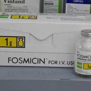 Fosmicin 1g Fosfomycin Sodium dạng tiêm tĩnh mạch của Meiji Nhật Bản