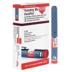 Bút tiêm Humalog Mix 50/50 KwikPen điều trị đái tháo đường (5 cây x 3ml)