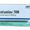 Tantanine 500 (Acetyl-DL-Leucine (Acetylleucine)) Armepharco - Điều trị đau đầu, chóng mặt (Lốc 10 hộp, hộp 2 vỉ x 10 viên)
