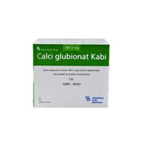 Dung dịch tiêm Calci Glubionat Kabi 5ml (20 ống/hộp)