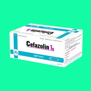 Thuốc Cefazolin 1g - Điều trị nhiễm khuẩn (Hộp10 lọ)
