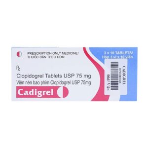 Thuốc Cadigrel (Clopidogrel) Cadila - Giúp ngăn ngừa huyết khối động mạch