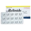 Thuốc Relinide Standard Chem & Pharm (Repaglinide) - Điều trị đái tháo đường tuýp 2 (hộp 8 vỉ x 15 viên)