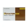 "Hộp thuốc Novator 500 chứa Deferiprone 500 mg, đóng gói 5 vỉ x 10 viên nang, do ATRA Pharmaceuticals Ltd sản xuất, dùng trong điều trị tình trạng thừa sắt ở bệnh nhân truyền máu nhiều lần.